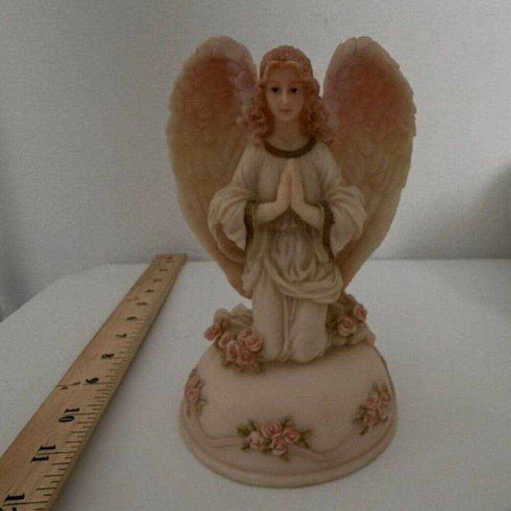vtg seraphim classics iris The rainbows end musical angel figurine